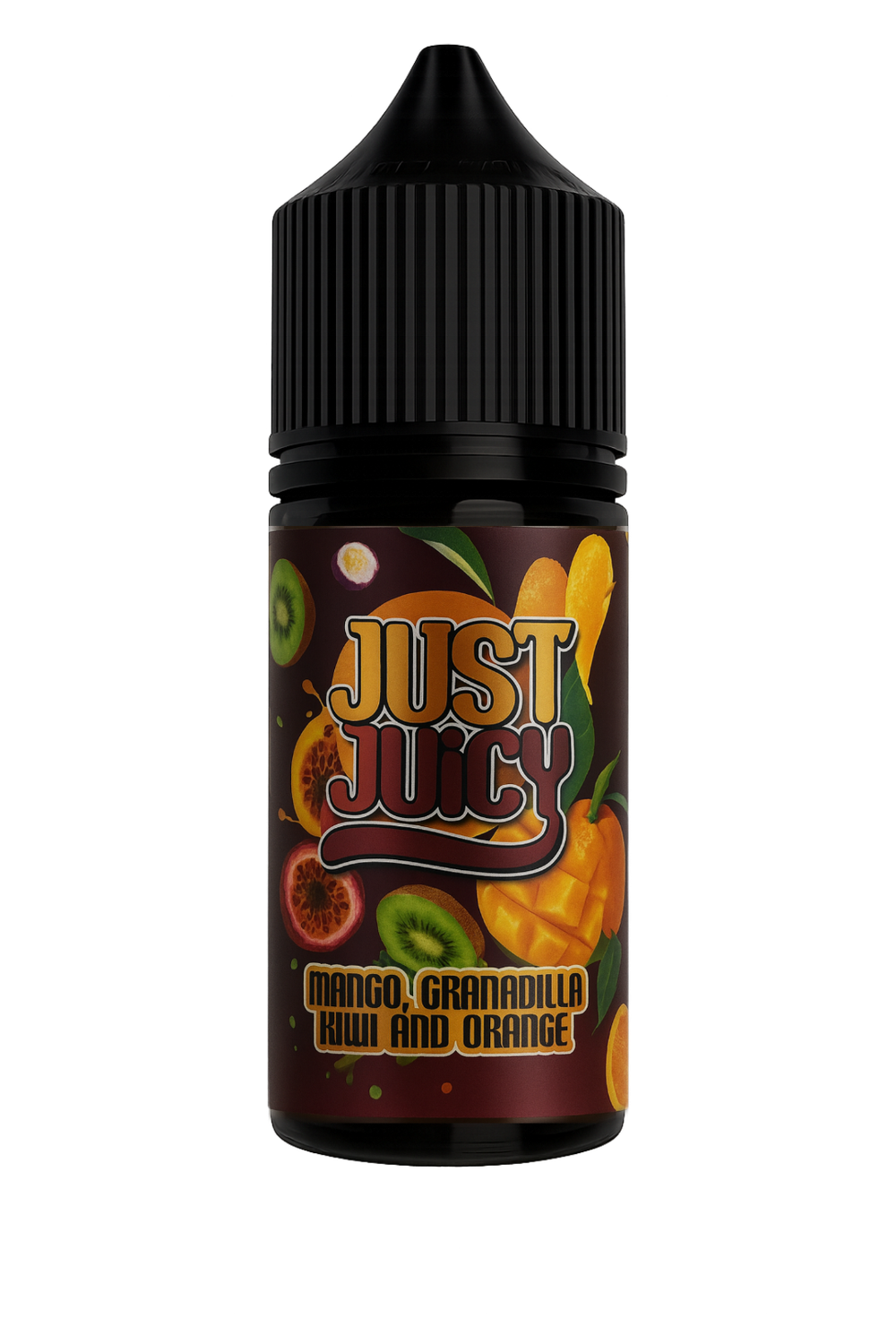 Just Juicy - 30ml Shortfill - 25mg - Mango/Granadilla/Kiwi/Orange (Flavour Only)