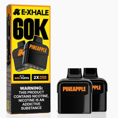 E-Xhale - 60K - Pineapple - 5% [2 x 30K Flavour Cartridges]