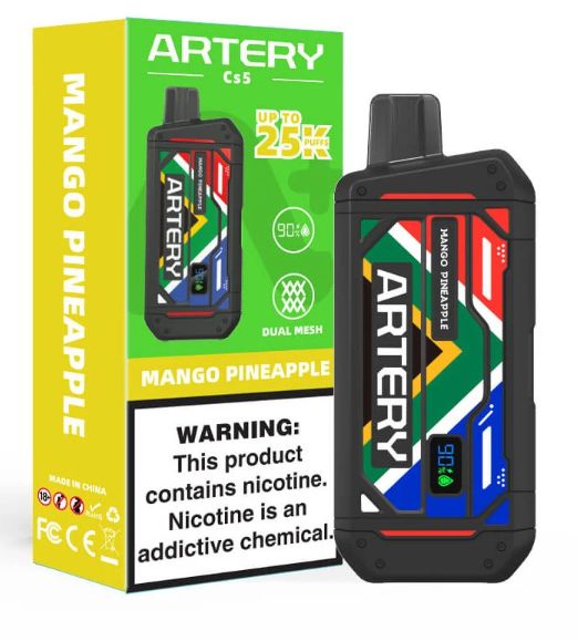 Artery - 25 000 Puff - Mango Pineapple - 5% Artery - 25 000 Puff - Mango Pineapple - 5%