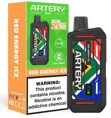 Artery - 25 000 Puff - Red Energy Ice - 5% Artery - 25 000 Puff - Red Energy Ice - 5%