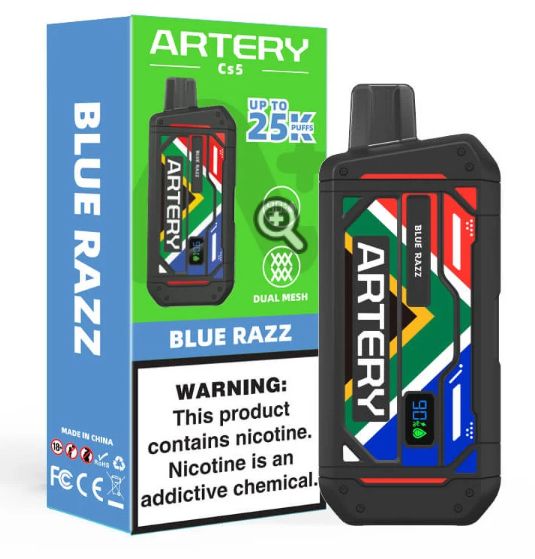 Artery - 25 000 Puff - Blue Razz - 5% Artery - 25 000 Puff - Blue Razz - 5%