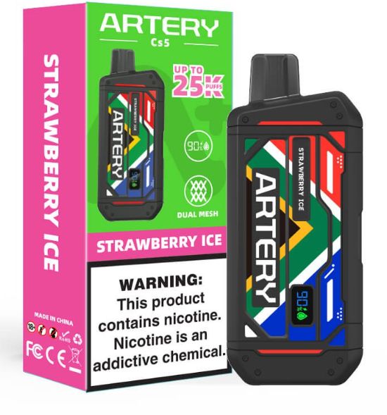 Artery - 25 000 Puff - Strawberry Ice - 5%