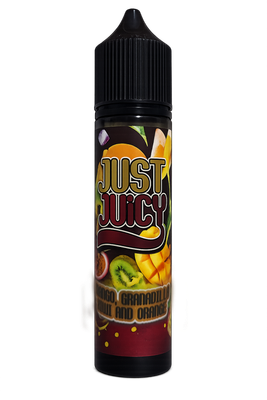 Just Juicy - 60ml Longfill - 25mg - Mango/Granadilla/Kiwi/Orange (Flavour Only) Just Juicy - 60ml Longfill - 25mg - Mango/Granadilla/Kiwi/Orange (Flavour Only)