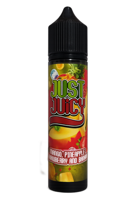 Just Juicy - 60ml Longfill - 50mg - Mango/Straw/Pineapple/Banana (Flavour Only) Just Juicy - 60ml Longfill - 50mg - Mango/Straw/Pineapple/Banana (Flavour Only)