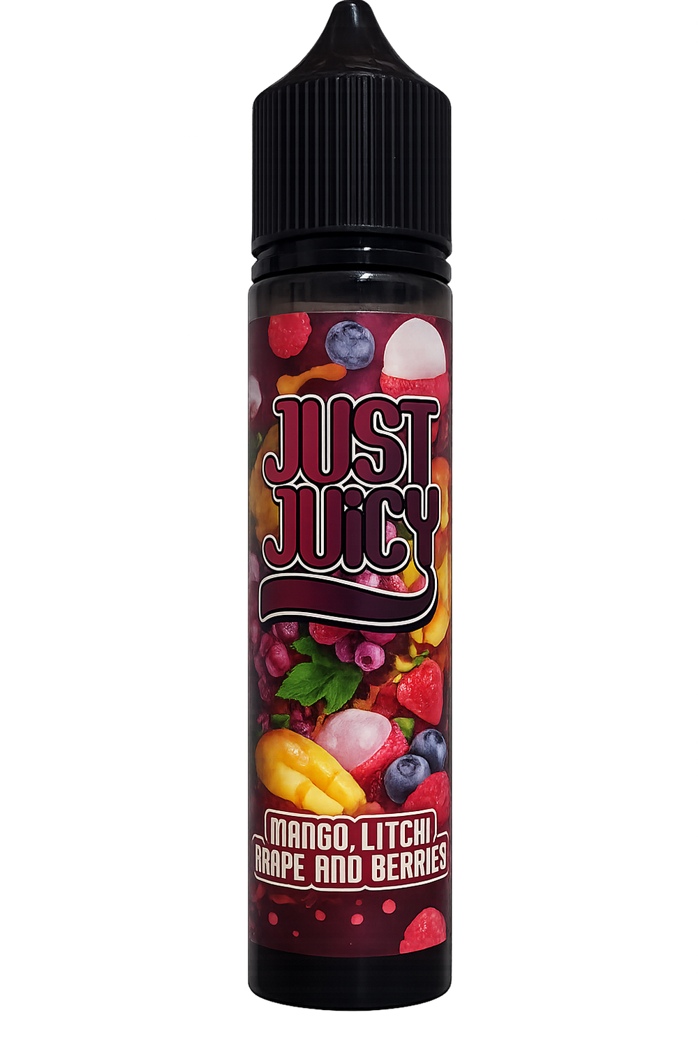 Just Juicy - 60ml Longfill - 25mg - Mango/Litchi/Grape/Berries (Flavour Only) Just Juicy - 60ml Longfill - 25mg - Mango/Litchi/Grape/Berries (Flavour Only)
