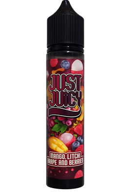 Just Juicy - 60ml Longfill - 25mg - Mango/Litchi/Grape/Berries (Flavour Only) Just Juicy - 60ml Longfill - 25mg - Mango/Litchi/Grape/Berries (Flavour Only)