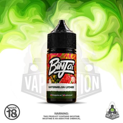 Binjai - Watermelon Lychee - 30ml - 50mg - Salt Nic Binjai - Watermelon Lychee - 30ml - 50mg - Salt Nic