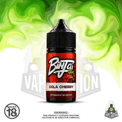 Binjai - Cola Cherry - 30ml - 25mg - Salt Nic Binjai - Cola Cherry - 30ml - 25mg - Salt Nic