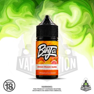 Binjai - Mango Peach Guava - 30ml - 25mg - Salt Nic Binjai - Mango Peach Guava - 30ml - 25mg - Salt Nic