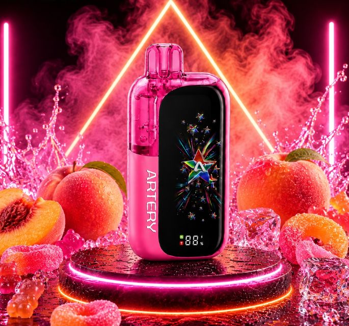 Artery - 40 000 Puff - Peach Gummy - 50mg Artery - 40 000 Puff - Peach Gummy - 50mg