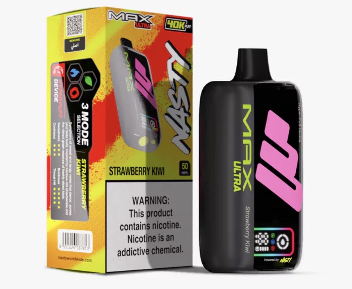 Nasty MAX Ultra - 40 000 - Strawberry Kiwi - 50mg