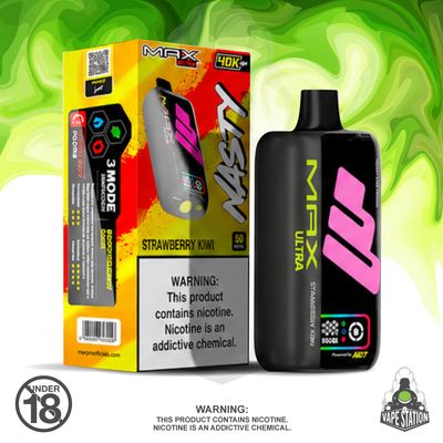 Nasty MAX Ultra - 40 000 - Strawberry Kiwi - 50mg Nasty MAX Ultra - 40 000 - Strawberry Kiwi - 50mg