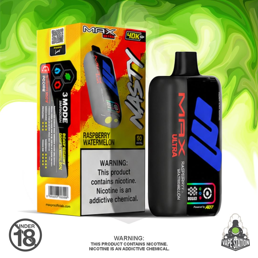 Nasty MAX Ultra - 40 000 - Raspberry Watermelon - 50mg