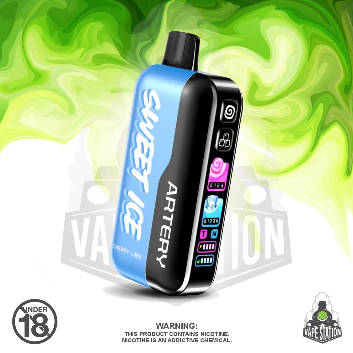Artery - 50 000 Puff - Cherry Lime - 50mg