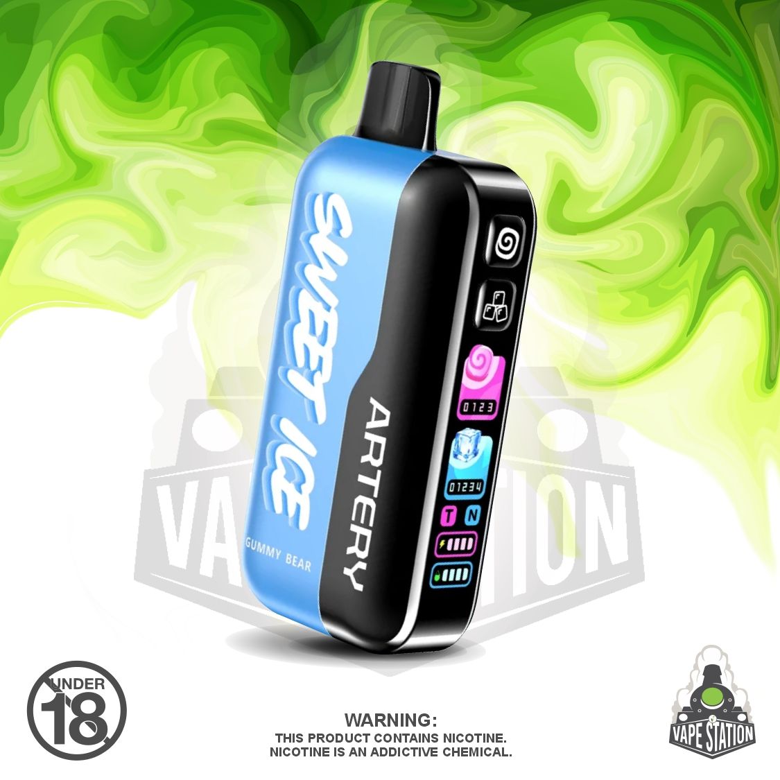 Artery - 50 000 Puff - Gummy Bear - 50mg Artery - 50 000 Puff - Gummy Bear - 50mg
