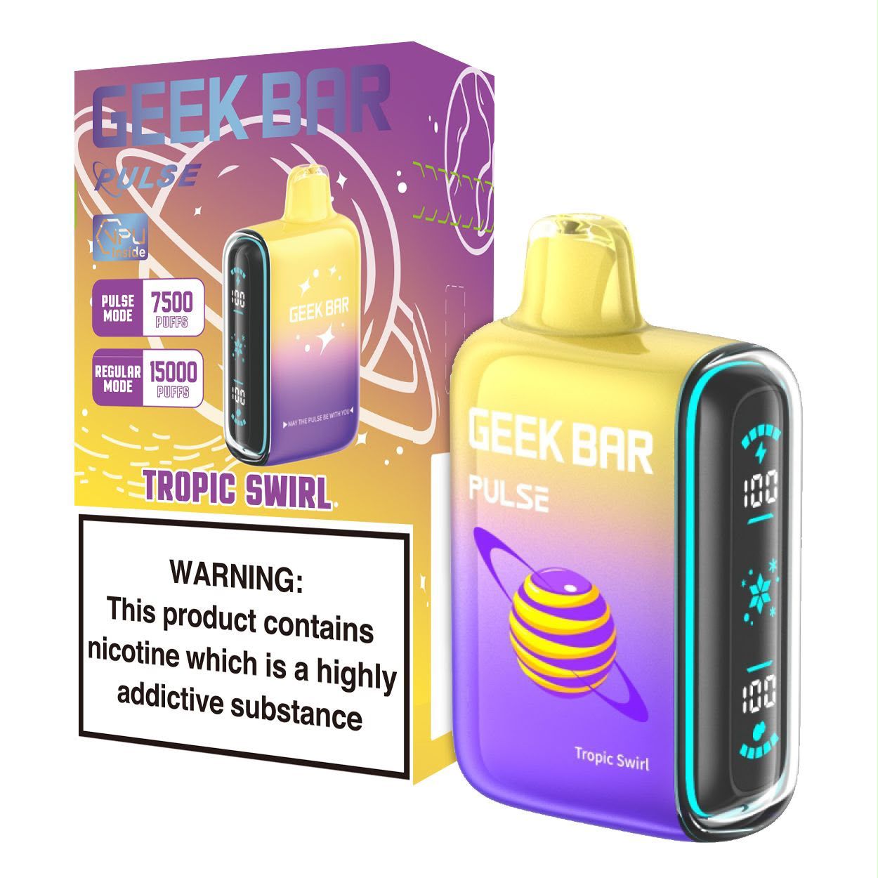 GeekBar Pulse - 15 000 Puffs -Tropic Twist - 50mg GeekBar Pulse - 15 000 Puffs -Tropic Twist - 50mg