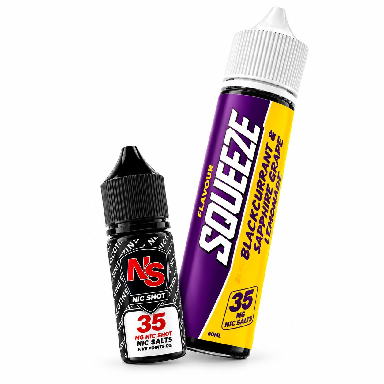 Squeeze - Blackcurrant - 60ml Longfill KIT - Salts - 35mg Squeeze - Blackcurrant - 60ml Longfill KIT - Salts - 35mg