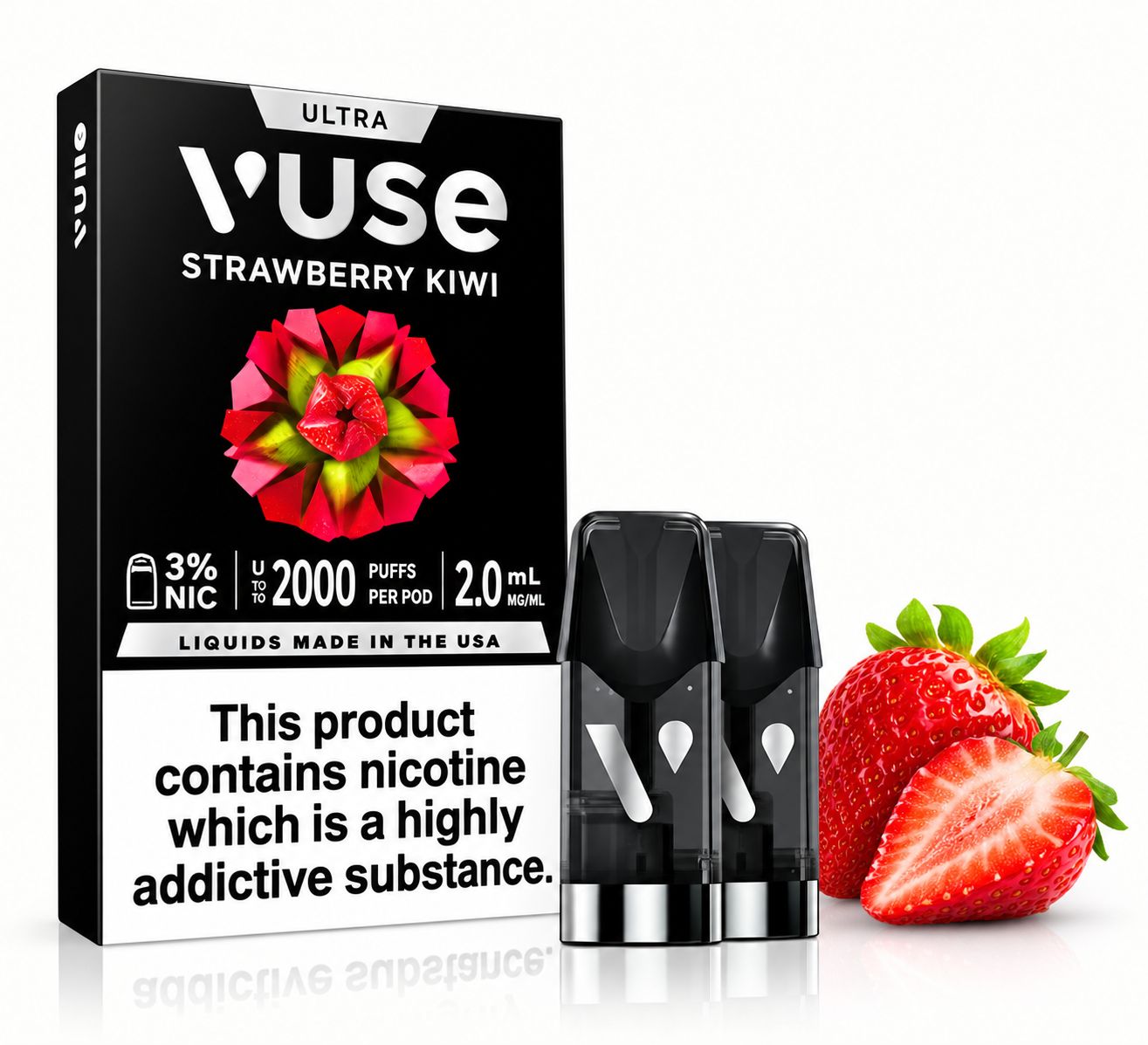 Vuse - Smart E-Pod - Strawberry Kiwi - 3% Vuse - Smart E-Pod - Strawberry Kiwi - 3%