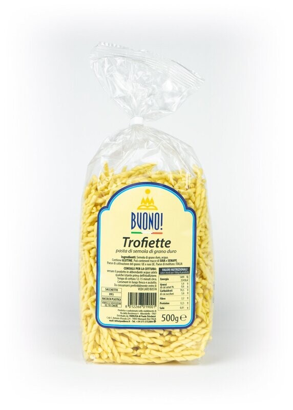 TROFIETTE - Confezione 12 Pezzi 500 gr.