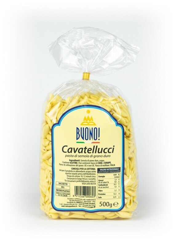 CAVATELLUCCI - Confezione 12 Pezzi da 500 gr.