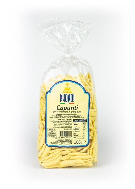 CAPUNTI - Confezione 12 Pezzi da 500 gr.