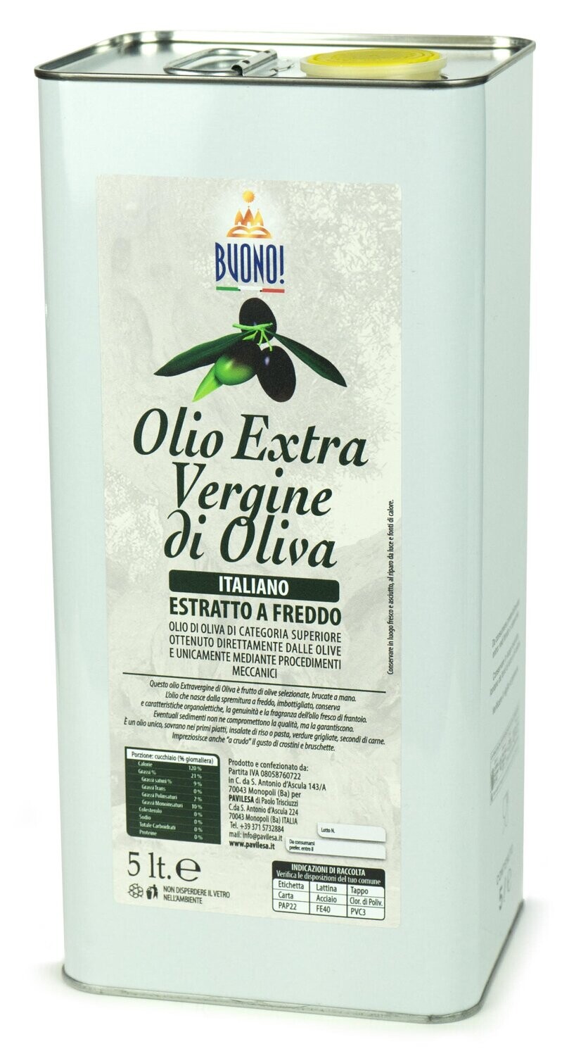 Olio Extravergine di Oliva Lt. 5