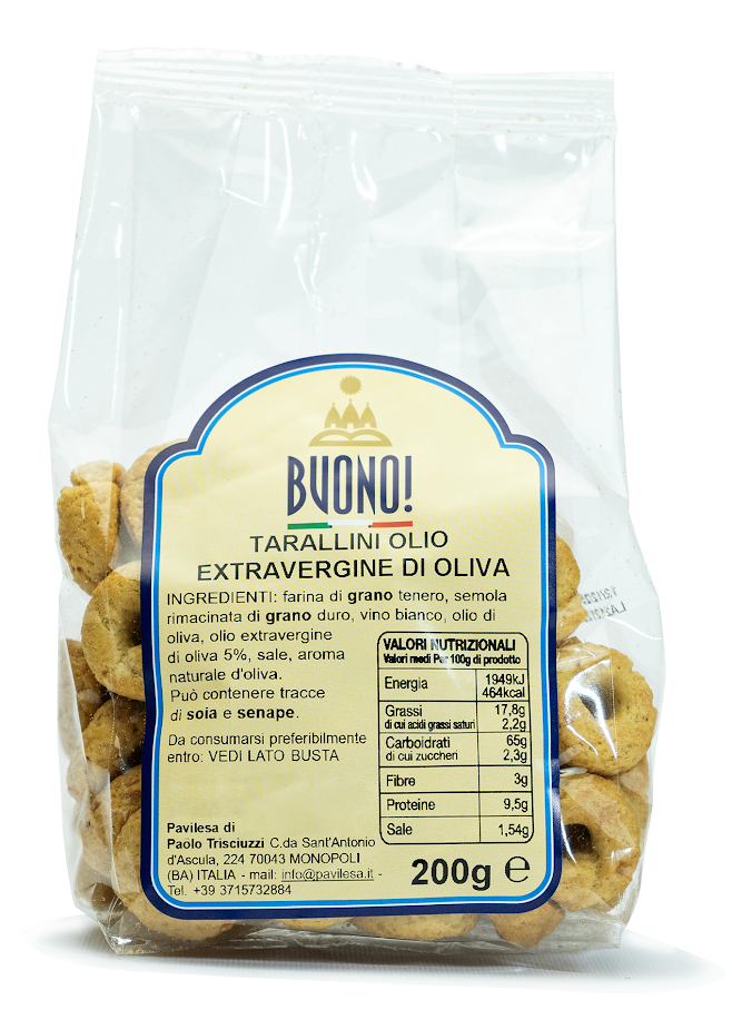 Tarallini all'olio extravergine di oliva