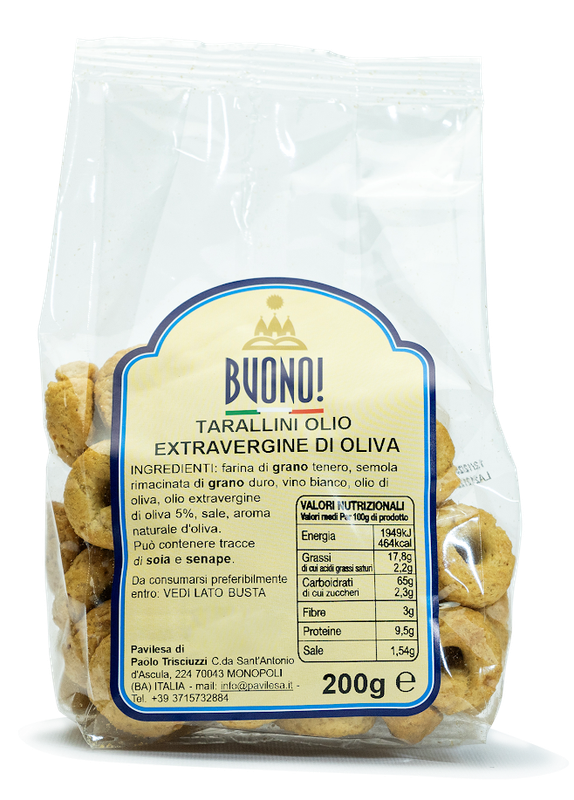 Tarallini all'olio extravergine di oliva