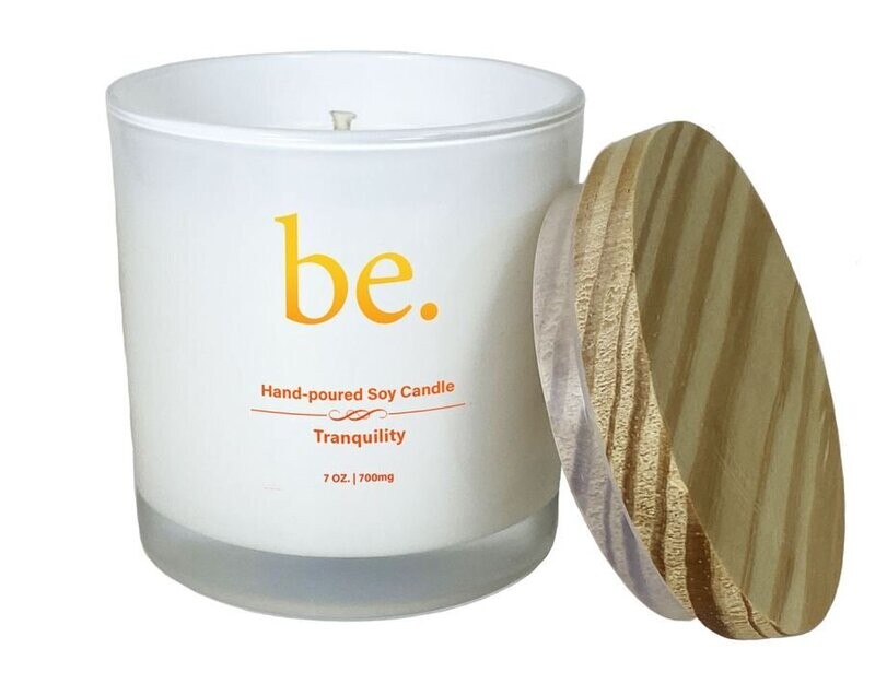 Tranquility 700mg CBD Aromatherapy Essential Oil Candle