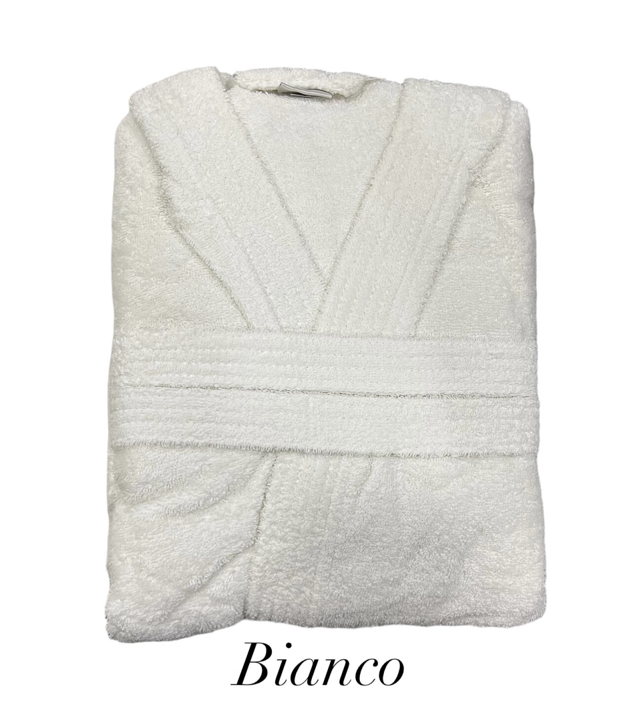 Accappatoio spugna Rebecca, Colore: Bianco, Taglia: S