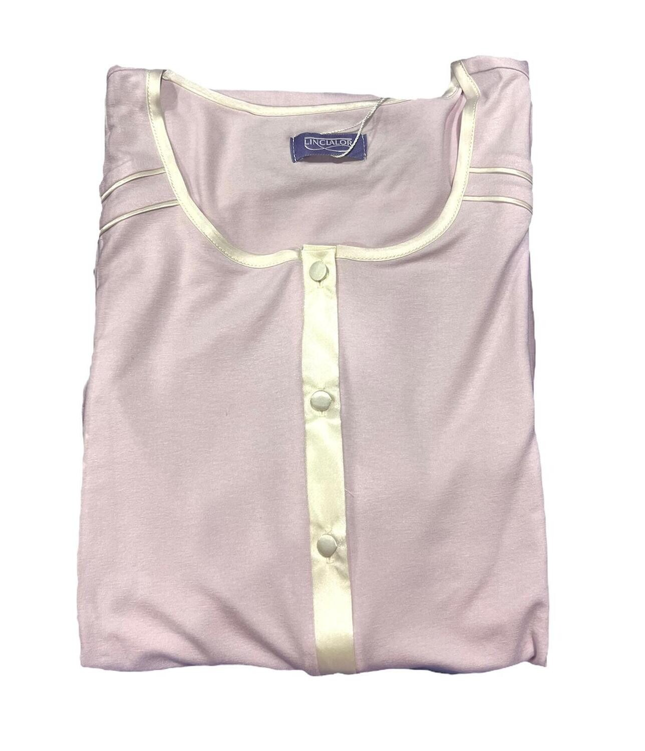 Camicia da notte mezza manica Linclalor, COLORE: Violetta, TAGLIA: 48
