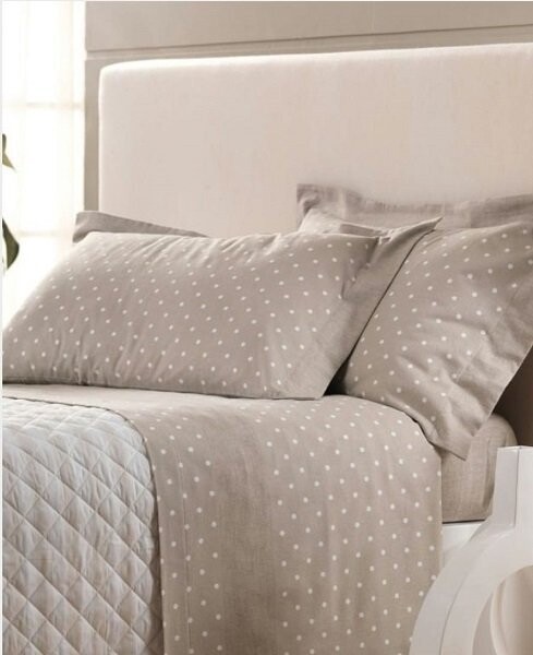 Completo letto caldo cotone Pois matrimoniale