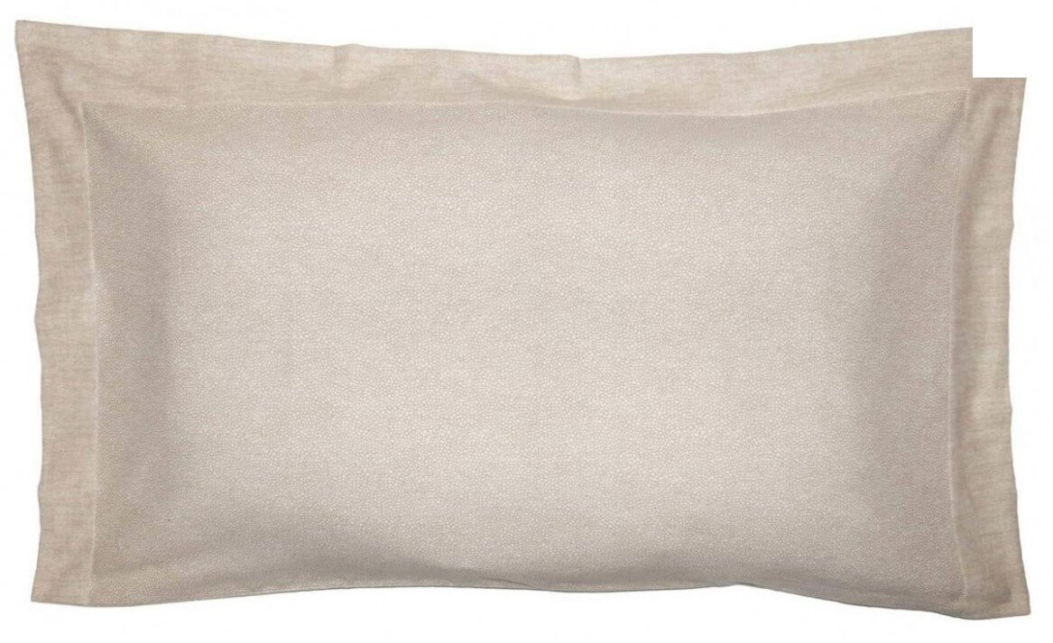 Completo letto caldo cotone Borbonese matrimoniale, COLORE: Panna