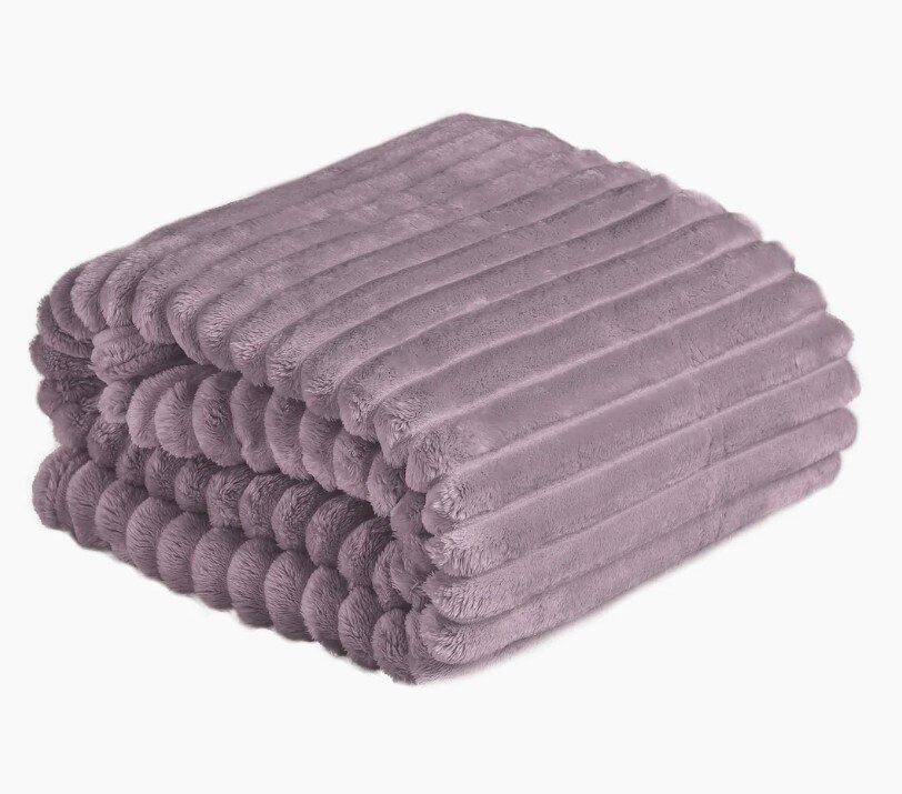 Plaid "Selene", COLORE: Rosa antico