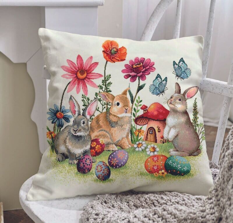 Cuscino arredo Pasqua Maestri Cotonieri Cuscino arredo Pasqua Maestri Cotonieri