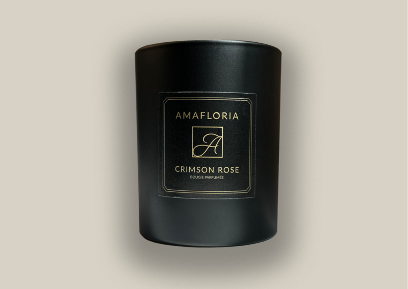 Crimson Rose Scented Candle