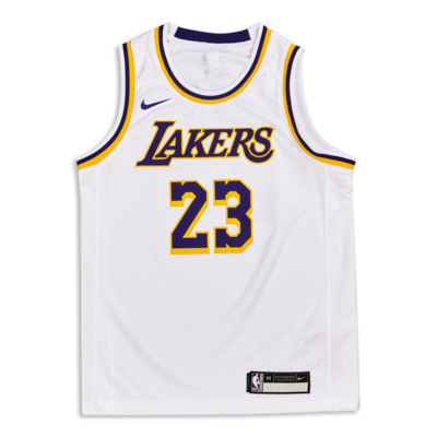 Nike Nike NBA Association Swingman Los Angeles Lakers Lebron James - Scuola Elementare E Media Jerseys/Replicas