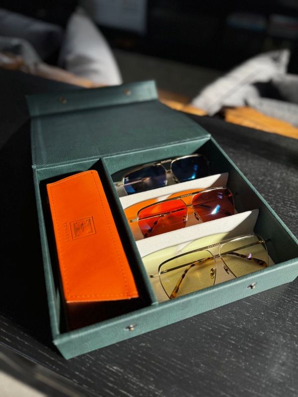 Valet Quad Case - British Green Valet Quad Case - British Green