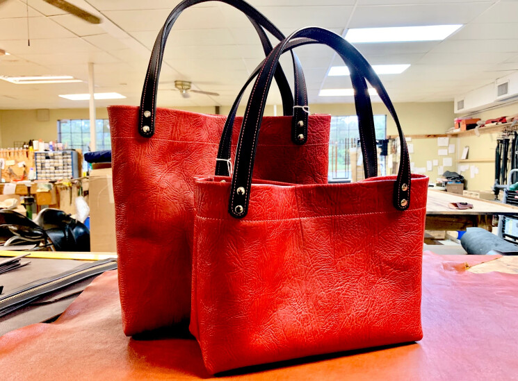Red Leather Purse (sample)