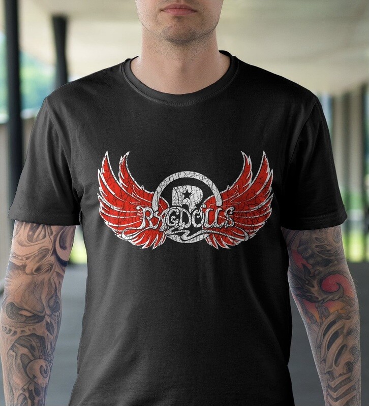RAGDOLLS BLACK T-SHIRT MENS