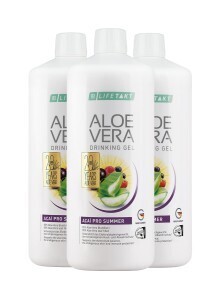 Aloe Vera Drinking Gel Acai Pro Summer 3 Bottels