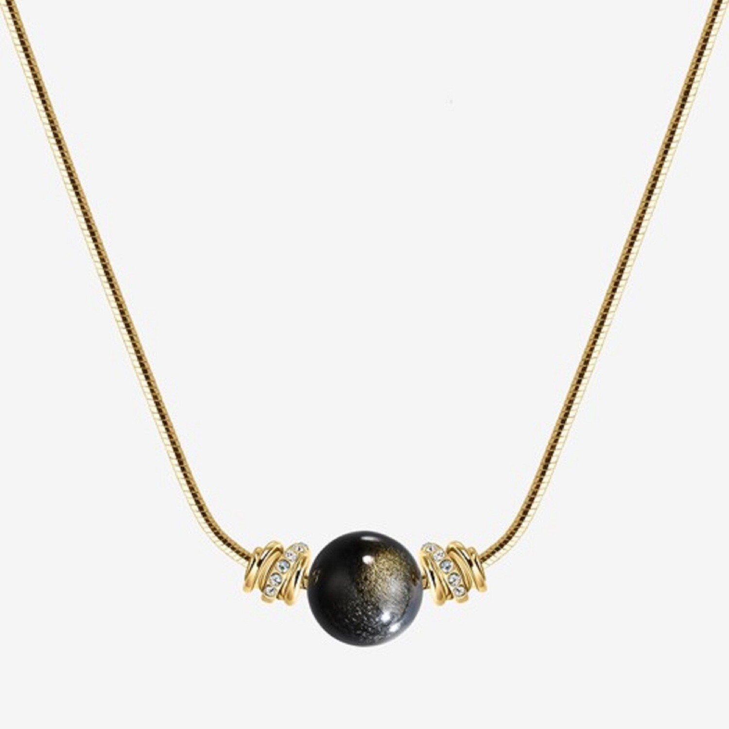 Golden Obsidian - necklace