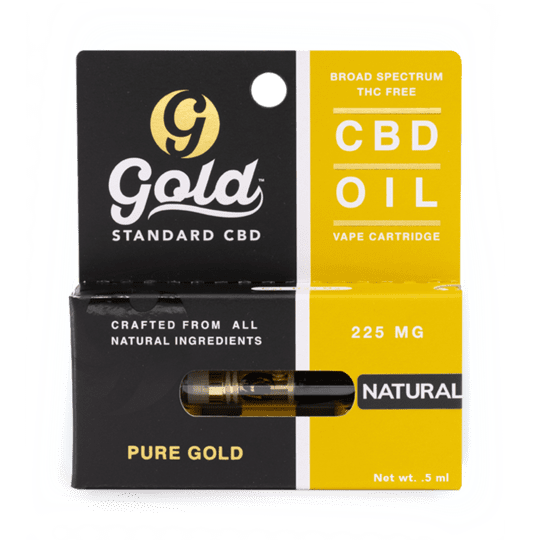 Gold Standard 225mg Vape Cartridge