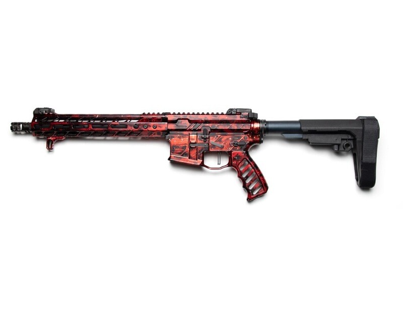 RO21 11.5" 5.56 AR-15 -Hand Polished Red Dawn