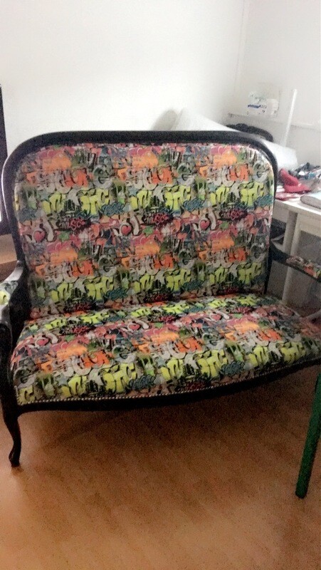 Banquette Voltaire 3 places Tag