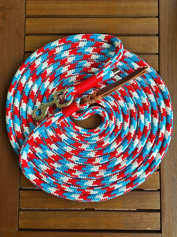 Bodenarbeitsseil mit Lederende Bodenarbeitsseil mit Lederende