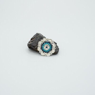 Concho Silber/Blau 1