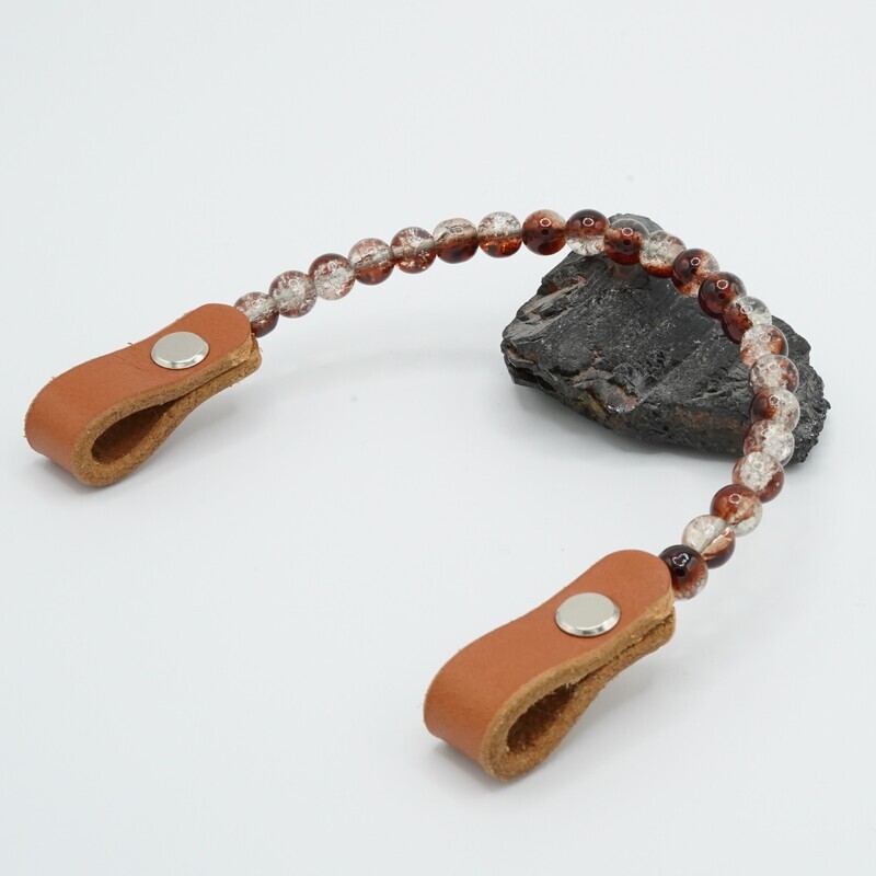 Earloop weiß x braun