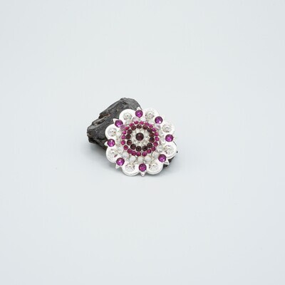 Concho Silber/Pink