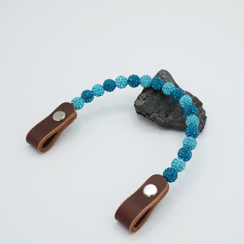 Shamballa Earloop turquoise/teal